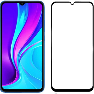 Case 4U Oppo A16 Ekran Koruyucu Kırılmaz Tam Ekran Sert Temperli Davin 5D Cam Siyah