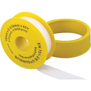 Ptfe Büyük Teflon Bant-Ruvıtape (19mm  X  0,076mm  X  10mt) 10'Lu