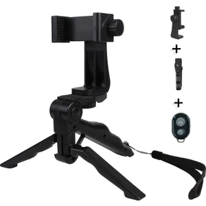 Kamera Tripod Standı Masaüstü Mini Güzellik Bacak Tarzı Tripod Kablosuz Uzaktan Deklanşör ve Telefon Tutucu ile Selfie Çubuğu(Yurt Dışından)
