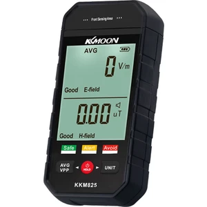 Kkmoon KKM825 Elde Taşınabilir Elektromanyetik Radyasyon Ölçüm Cihazı - Siyah (Yurt Dışından)