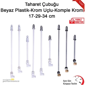 Taharet Çubuğu Beyaz Plastik 17 cm