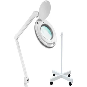 6017 Ayarlanabilir LED Işık Seviyeli Ayaklı Büyüteç 8x