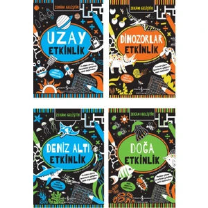 Zekânı Geliştir / Deniz Altı - Uzay - Doğa - Dinozorlar Etkinlik ( Problem Çözme Becerilerini Geliştiren Zekâ Alıştırmaları )