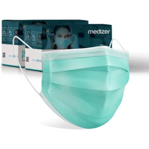 Cerrahi Yeşil Meltblown Kumaş Full Ultrasonik 3 Katlı Cerrahi Maske - Burun Telli