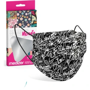 Hi Bro Desenli Meltblown Kumaş Full Ultrasonik 3 Katlı Cerrahi Maske - Burun Telli