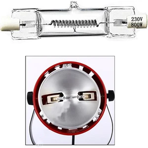 800W Halojen Ampul - Kırmızı Kafa Tungsten Işık Için Ampul 230V - Dxx 800W R7S 8WT2022