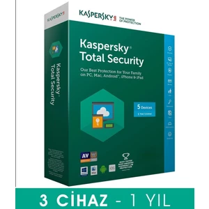 Total Security 2022 /2023 - 3 Cihaz - 1 Yıl Online Teslimat - Teknik Destek