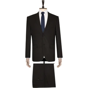 Siyah Rahat Kalıp Takım Elbise