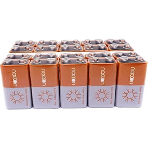 9V Çinko Karbon Pil 20LI Shrink Ambalaj