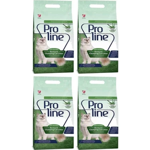 Pro Line Proline Topaklanan Ince Aloe Veralı Kedi Kumu 5lt 4 Adet