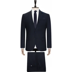 Lacivert Slim Fit Takım Elbise