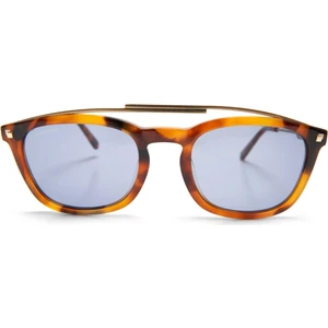 Sean Unisex Güneş Gözlüğü  DQ0272 53V 50 21 145 Kahverengi Asetat ve Bronz Metal Made In Italy