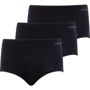 Essential 3'lü Yüksek Bel Siyah Slip 1577