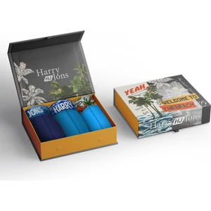 Harry Jones Surf Premium Kutulu 3 Adet Erkek Boxer Hediyelik Kutu