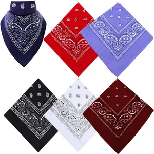 Desenli Bandana Çok Amaçlı Fular Şal Saç Bandı 6 Adet