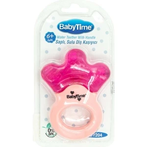 Babytime Saplı Sulu Diş Kaşıyıcı BT204-PEMBE