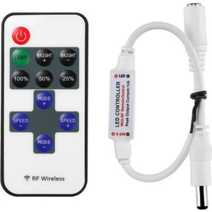 LED Dimmer ve Strobe ( Çakar ) Uzaktan Kumandalı LED Kontrol 5-12-24 Volt