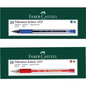 1425 Iğne Uç Tükenmez Kalem 10 Mavi 10 Kırmızı