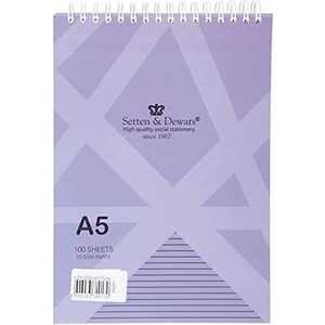 A5 College Spiralli Bloknot 100 Yaprak