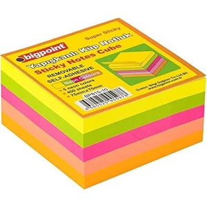 Yapışkanlı Not Kağıdı Super Sticky Küp 5 Renk 400 Yaprak