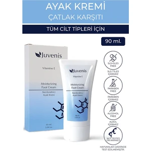 Kozmetik Ayak Kremi Nemlendirici ve Yumuşatan E Vitaminli Çatlak tı Ayak Bakım Kremi 90ML