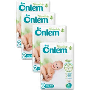 Botanika Bebek Bezi Mini 3-6 kg 2 Beden 4 x 60 Adet
