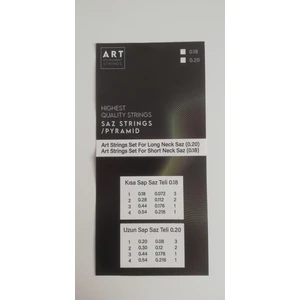 Pyramid 0,18 Profesyonel Kısa Sap Takım Teli