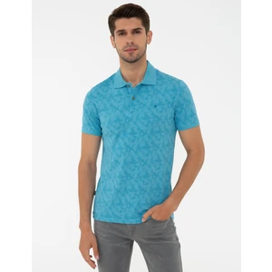 Pierre Cardin Erkek Mavi Slim Fit Polo Yaka Tişört 50242037-VR036
