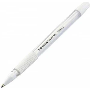 Neon Jel Beyaz Yazan Kalem 1 mm 2 Adet