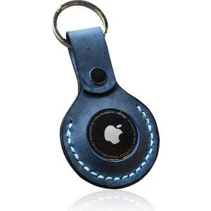 Çakıl Tasarım Apple Airtag Anahtarlık Kılıf - Deri
