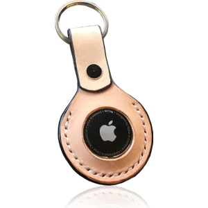 Çakıl Tasarım Apple Airtag Anahtarlık Kılıf - Deri