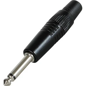 6.3mm Notrix Metal Mono Gitar Jack Siyah