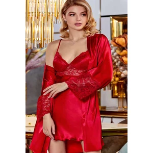 Çeyizlik Dantelli Saten 6'lı Set