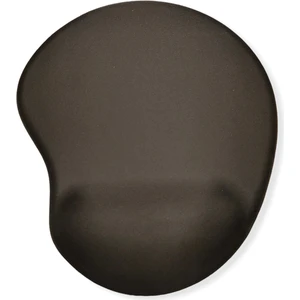 Ergonomik Mouse Pad - Bilek Destekli - Kesik Oval Siyah