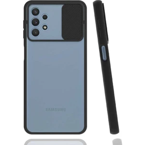 Samsung Galaxy A23 4g Kılıf Lens Sürgülü Kamera Korumalı Sert Silikon