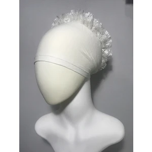 Dantelli Fırfırlı Bone