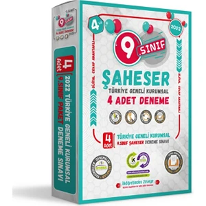 İnformal Yayınları 9. Sınıf Yeni Sistem 4'lü Türkiye Geneli Kurumsal Şaheser Paket Deneme