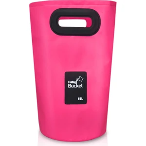 xPhone Store Dış Mekan Taşınabilir Katlanır Lavabo Pvc Katlanabilir Kova, Kapasite: 15 lt. (Gül Kırmızısı) (Yurt Dışından)