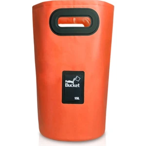 xPhone Store Dış Mekan Taşınabilir Katlanır Lavabo Pvc Katlanabilir Kova, Kapasite: 15 lt. (Turuncu) (Yurt Dışından)