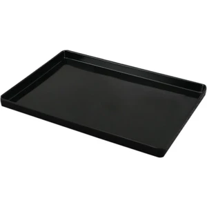 Strade Store Kantin Tepsisi Melamin Siyah Otel Mutfak Pizza Suşi Çay Çiçekleri Kek Tabağı H 35.1 × 25.5cm (Yurt Dışından)