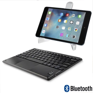 iPad Pro 12.9 2021 5.nesil Bluetooth Touchpad Klavye 28 cm (Tr Sticker) + Stand AL2756