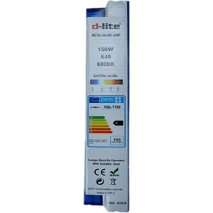 150W E40 Tüp Metal Halide Ampul