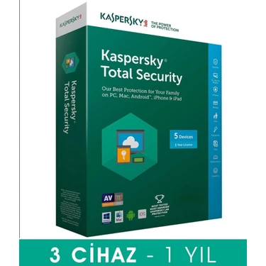 Kaspersky Total Security 2022 /2023 - 3 Cihaz - 1 Yıl Online Teslimat - Teknik