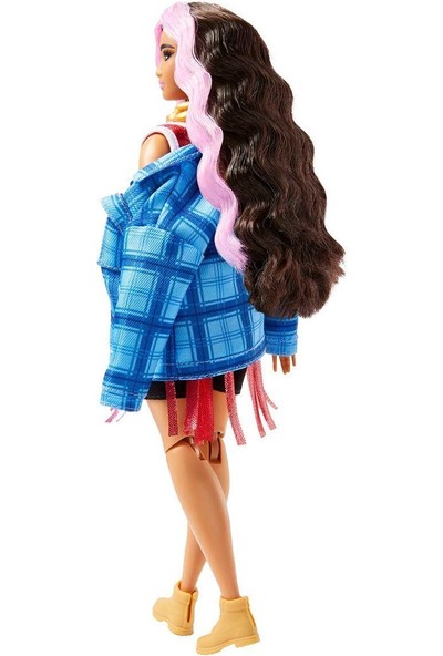 Kobal Business HDJ46 Barbie Extra - Ekose Ceketli Bebek