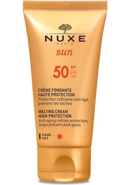 Sun Creme Fondante Visage Haute Protection SPF50 50ML (NUX101)