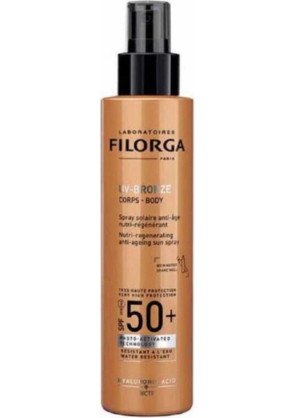 Uv-Bronze Corps Body Spf 50+ 150 ml Güneş Koruyuculu Vücut Spreyi (FLG101)