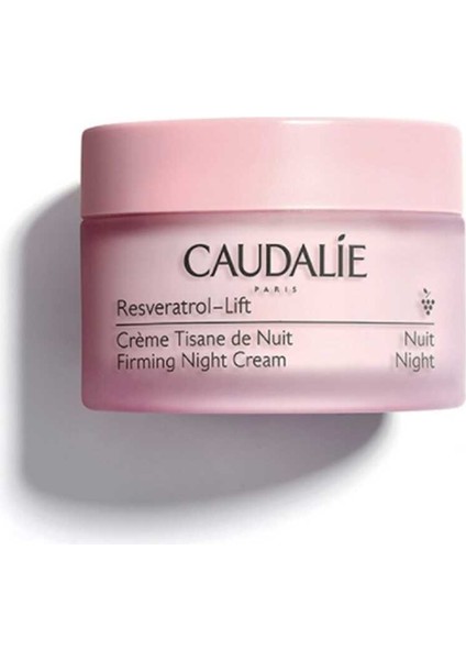 Caudalıe Resveratrol Lift Night Infusion 50 ml Sıkılaştırıcı Etkili Gece Kremi (CDL101)