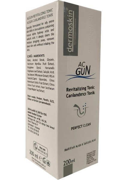 -Dermoskin Acnegun Canlandırıcı Tonik 200 ml