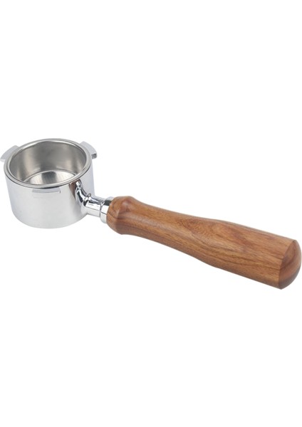 Espresso Kahve Makinesi Dipsiz Filtre Tutucu Portafilter 51mm Kahverengi Ahşap Sap (Yurt Dışından)