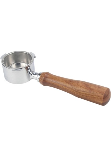 Espresso Kahve Makinesi Dipsiz Filtre Tutucu Portafilter 51mm Kahverengi Ahşap Sap (Yurt Dışından)